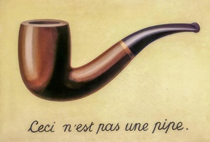 "A Traição das Imagens", obra do pintor belga Rene Magritte