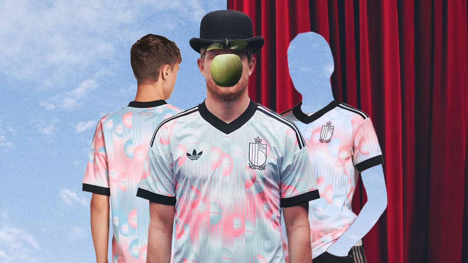 Camisa da seleção da Bélgica na Copa do Mundo tem um toque de surrealismo