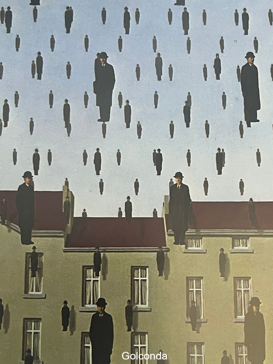 "Golconda", quadro do pintor belga Rene Magritte