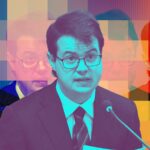 Ilustração de Christopher Olah, cofundador da Anthropic, durante discussão sobre inteligência artificial e seus impactos sociais.