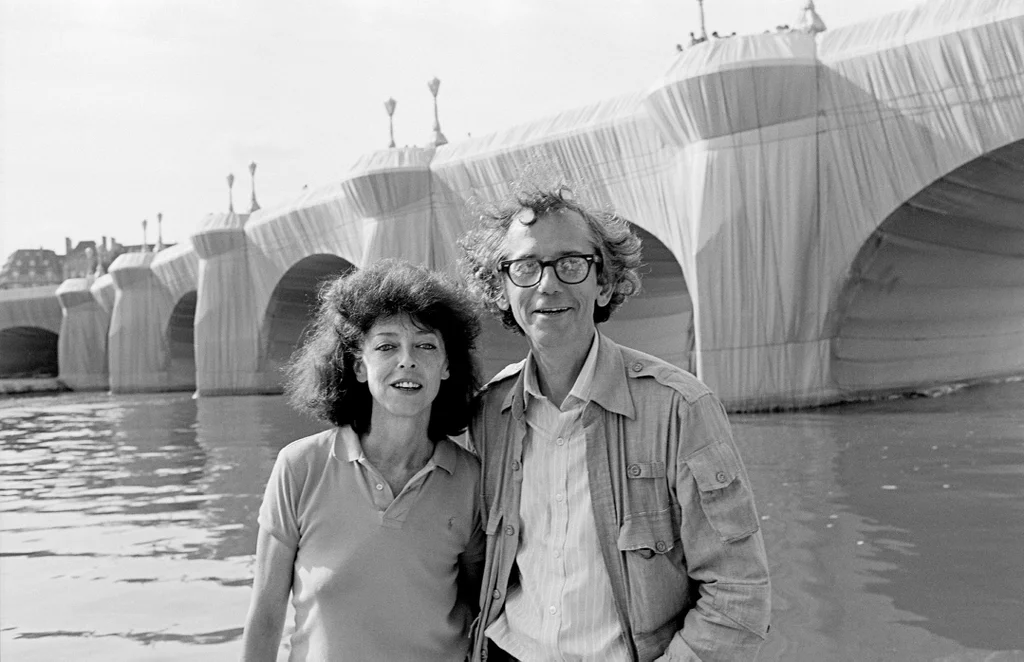 Christo e Jeanne-Claude na "Pont Neuf Embalada"