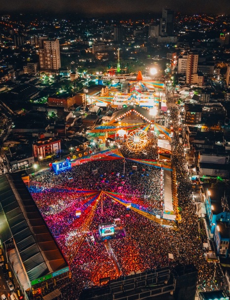 festa junina no Parque do Povo, em Campina Grande