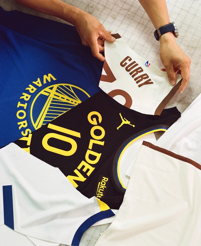 camisetas antigas do time de basquete Golden State Warriors viram novas pe&ccedil;as de vestu&aacute;rio