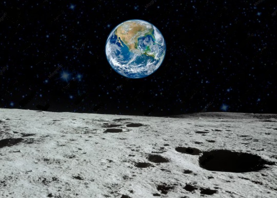 planeta Terra visto a partir da Lua