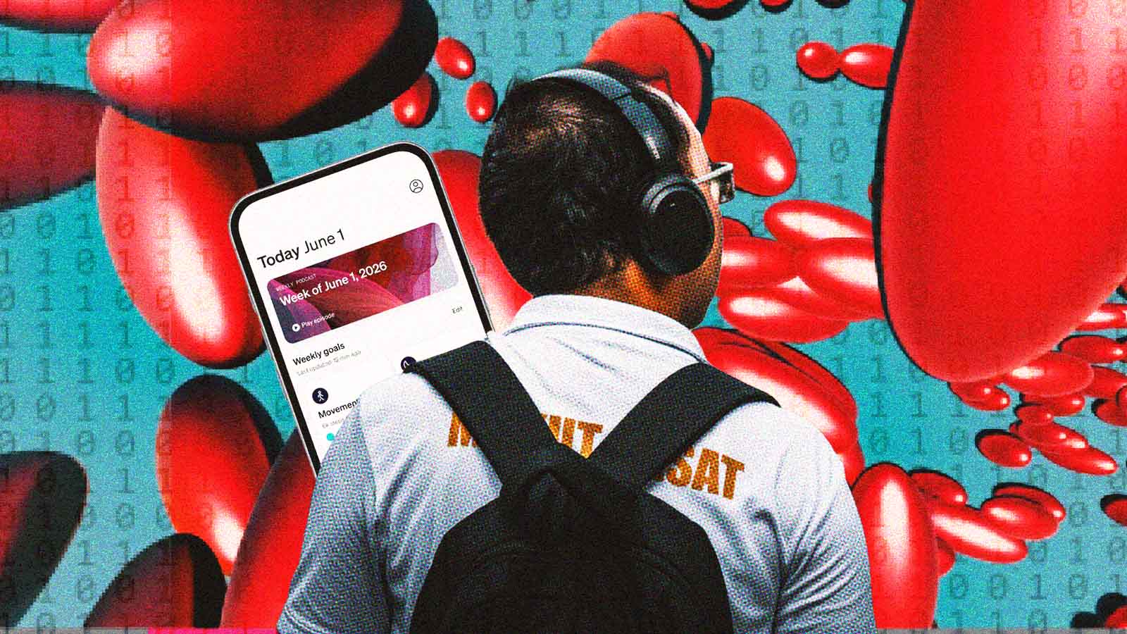 aplicativo transforma dados de saúde do usuário em podcast