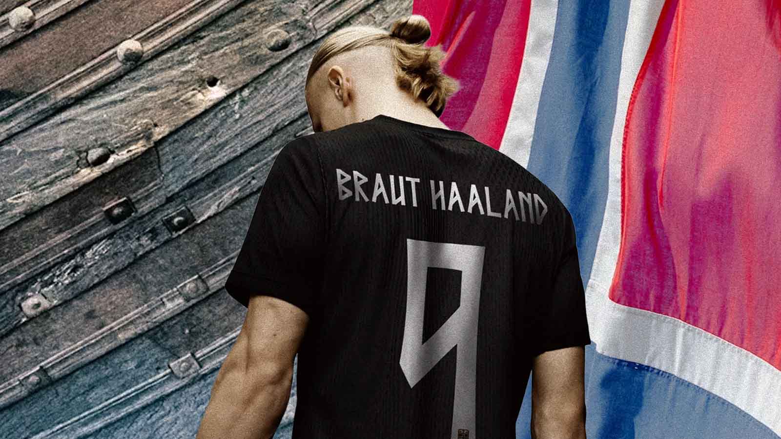 A tipografia da camisa da Noruega esconde uma homenagem aos vikings