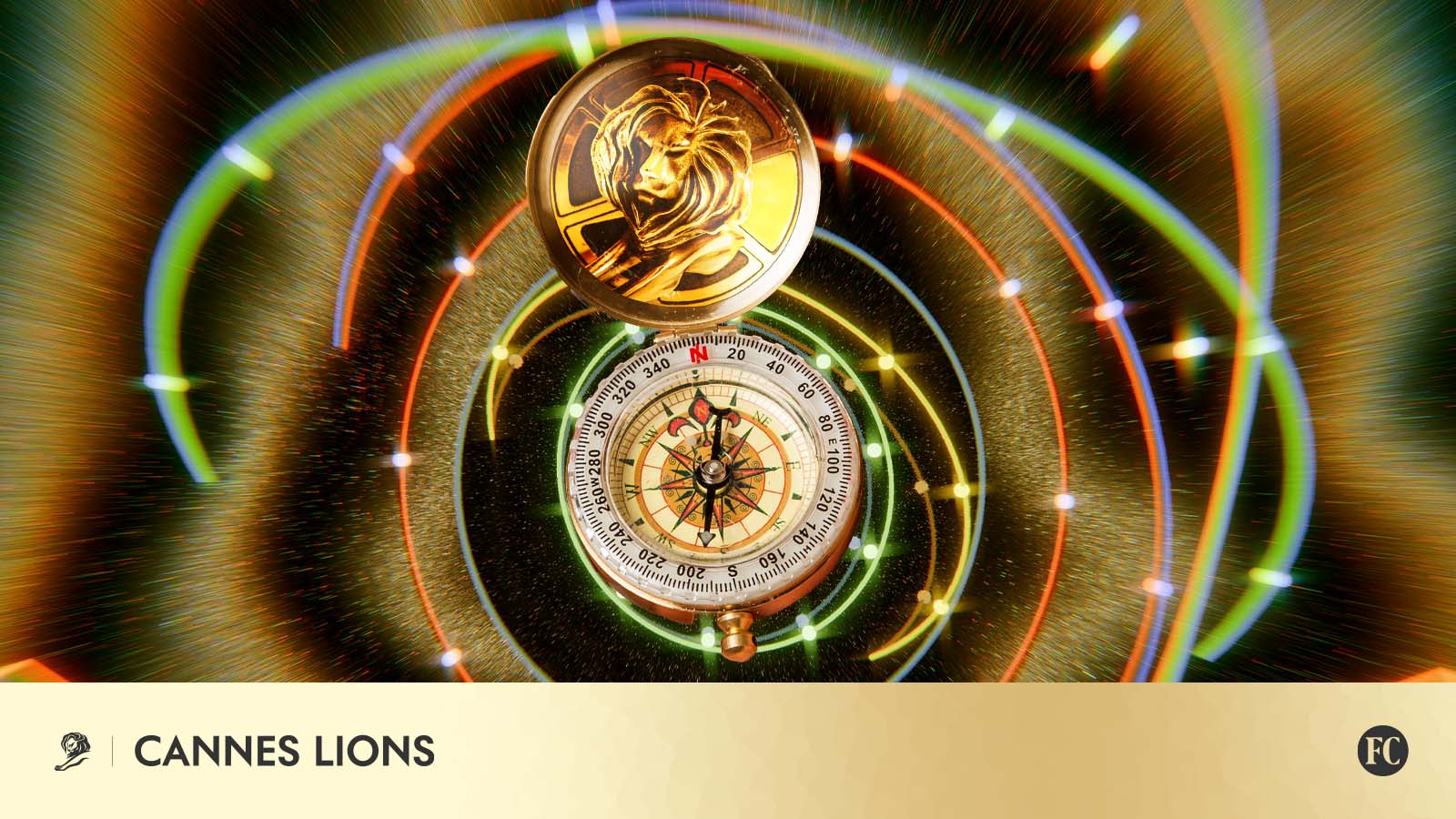 Bússola representa os sete territórios criativos de valor do Cannes Lions 2026
