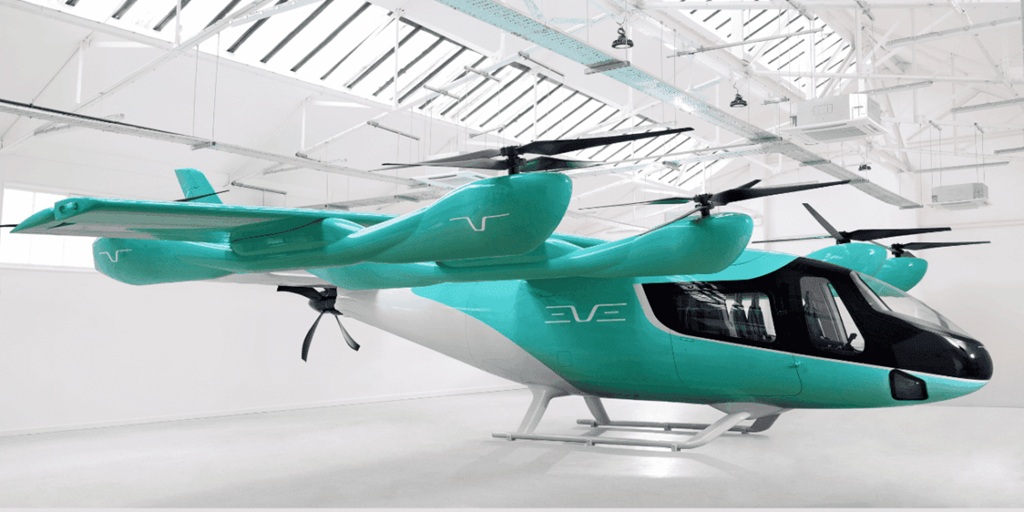 prot&oacute;tipo do ve&iacute;culo el&eacute;trico voador da Embraer
