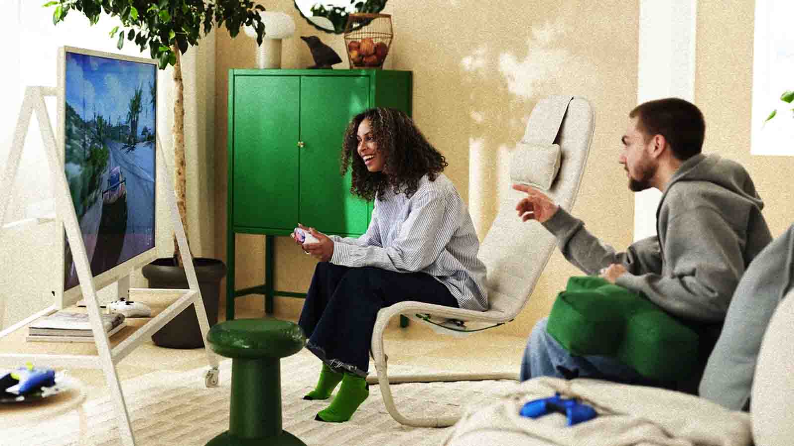 Ikea se inspira no controle do Xbox para criar móveis para gamers