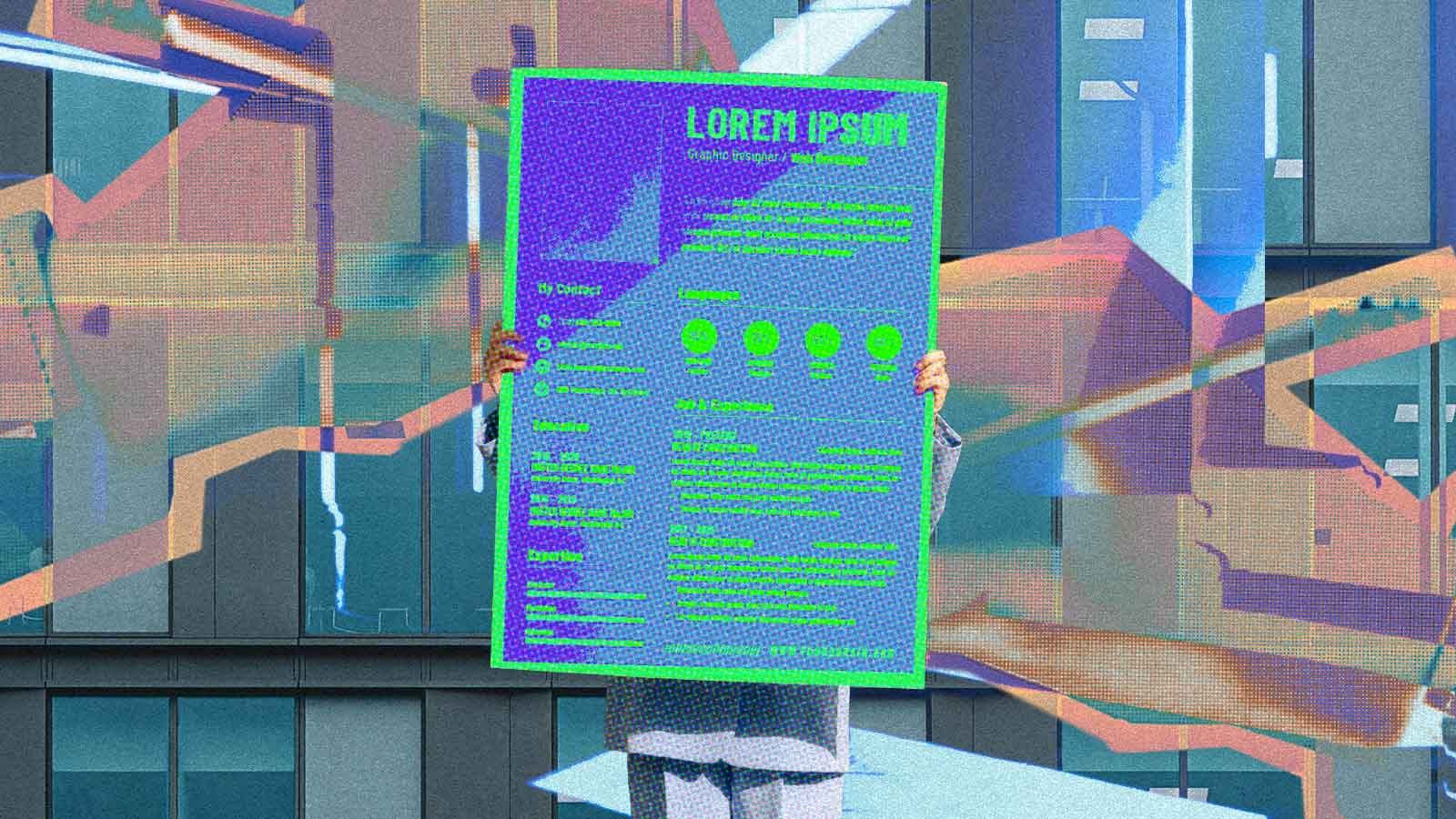 designers tentam diferenciar seus currículos