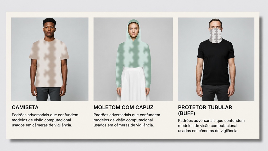 roupas criadas para confundir c&acirc;meras de vigil&acirc;ncia com IA