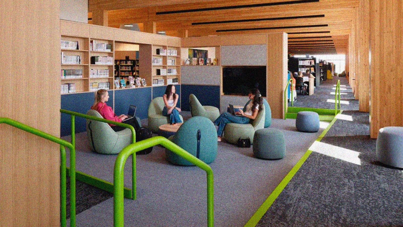 novo design torna experiência de explorar biblioteca mais interessante