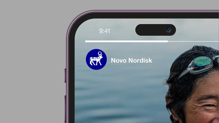 redesign do logotipo da farmac&ecirc;utica Novo Nordisk