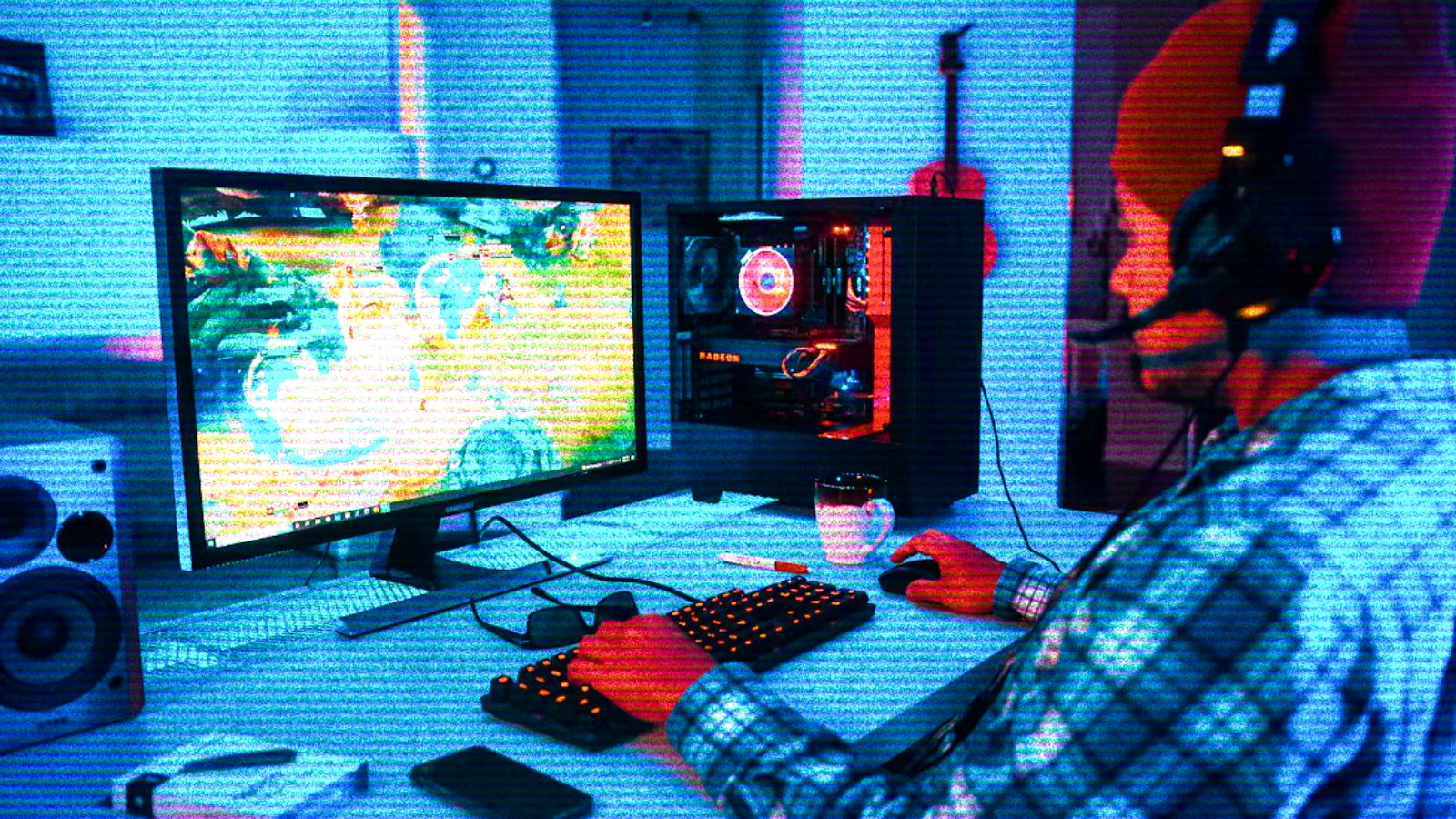 Jogando online