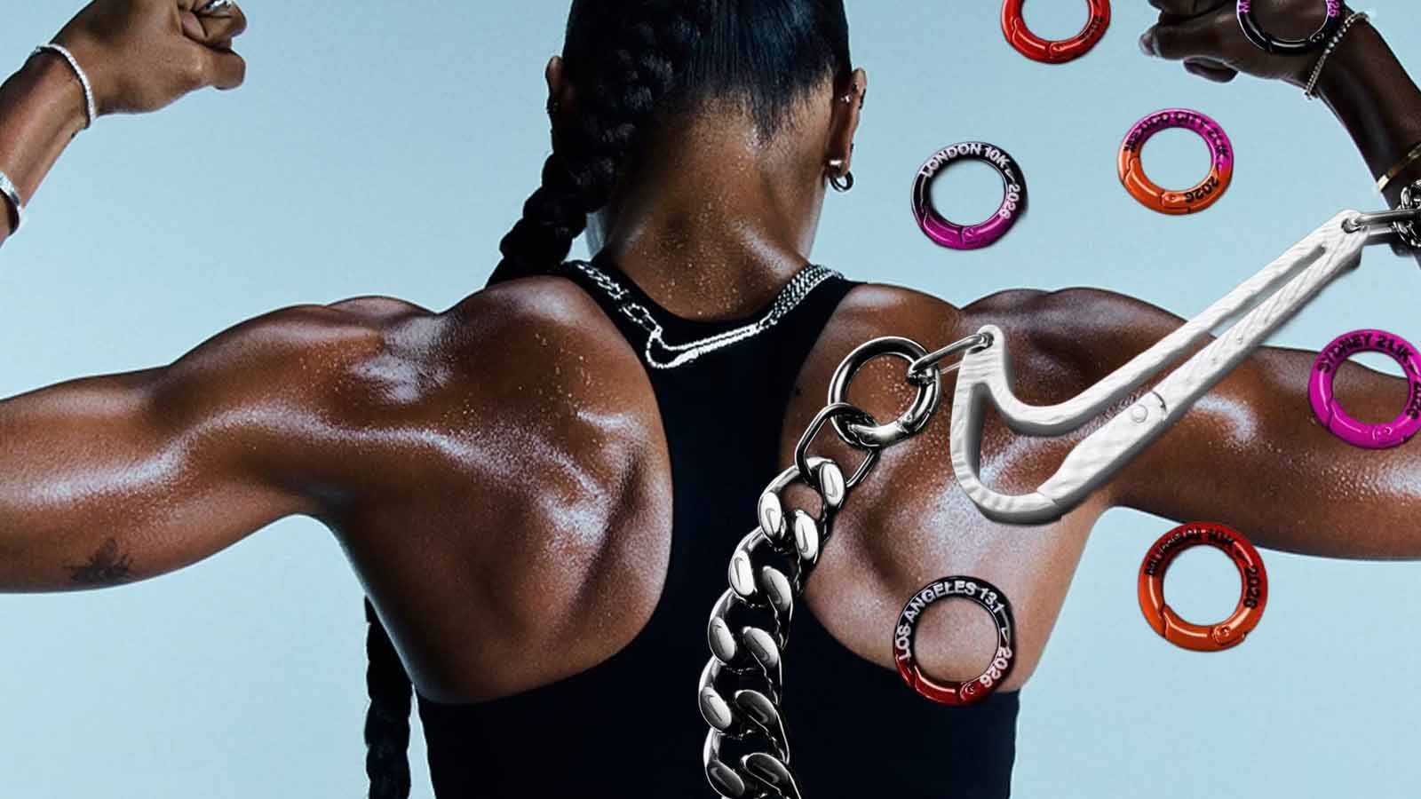 Nike transforma medalhas de corrida em joias