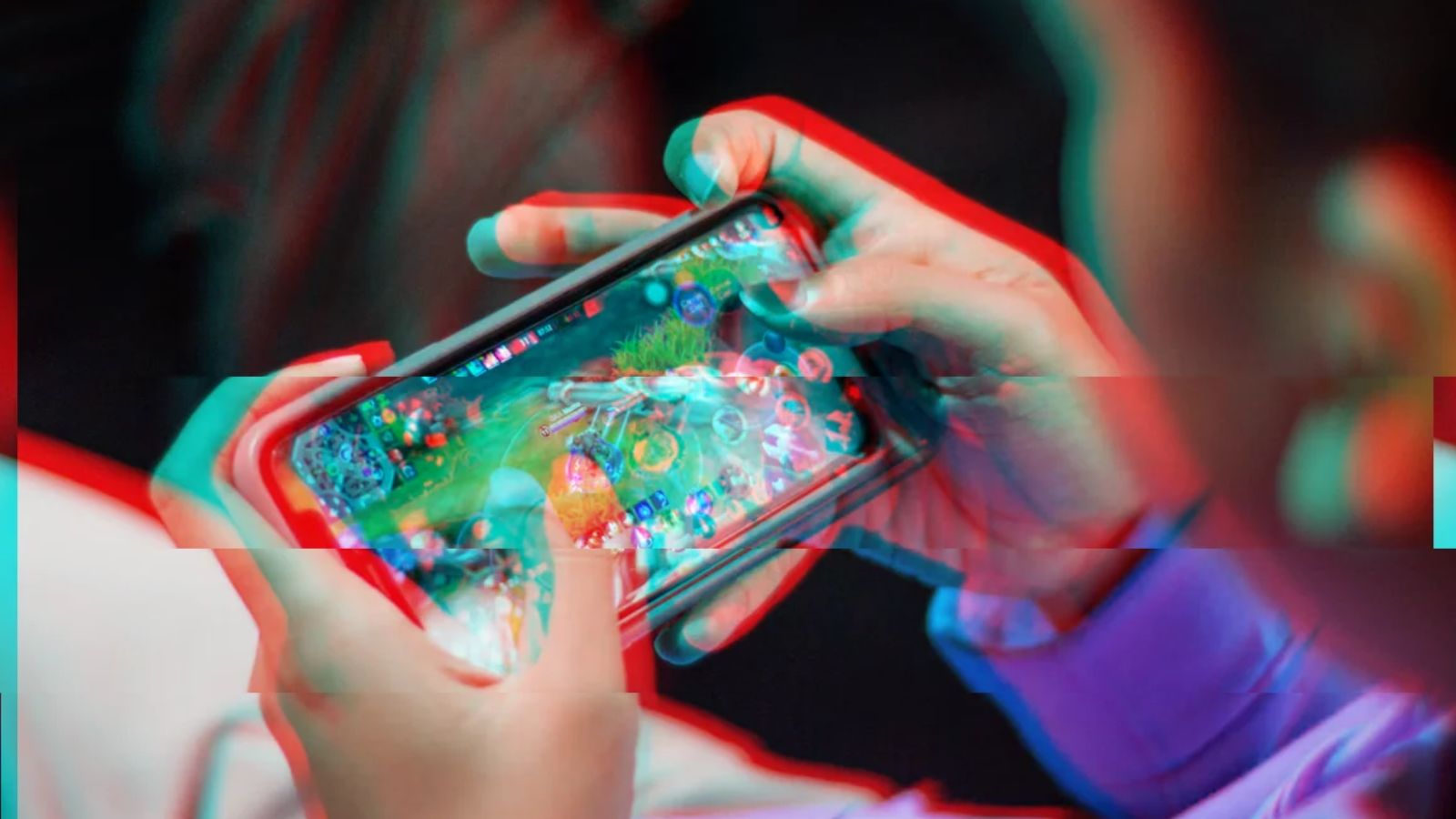 Jogando no celular