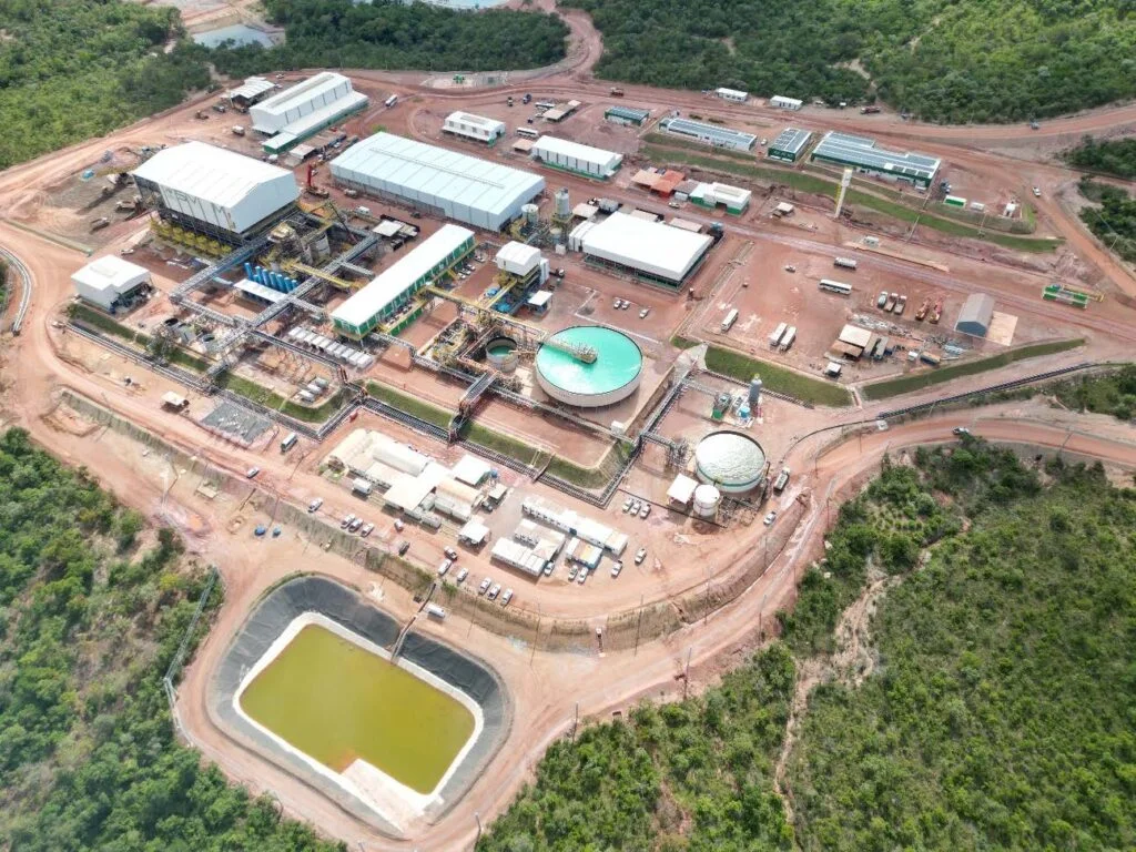 Planta da Minera&ccedil;&atilde;o  Serra Verde ara processamento de terras raras em Goi&aacute;s