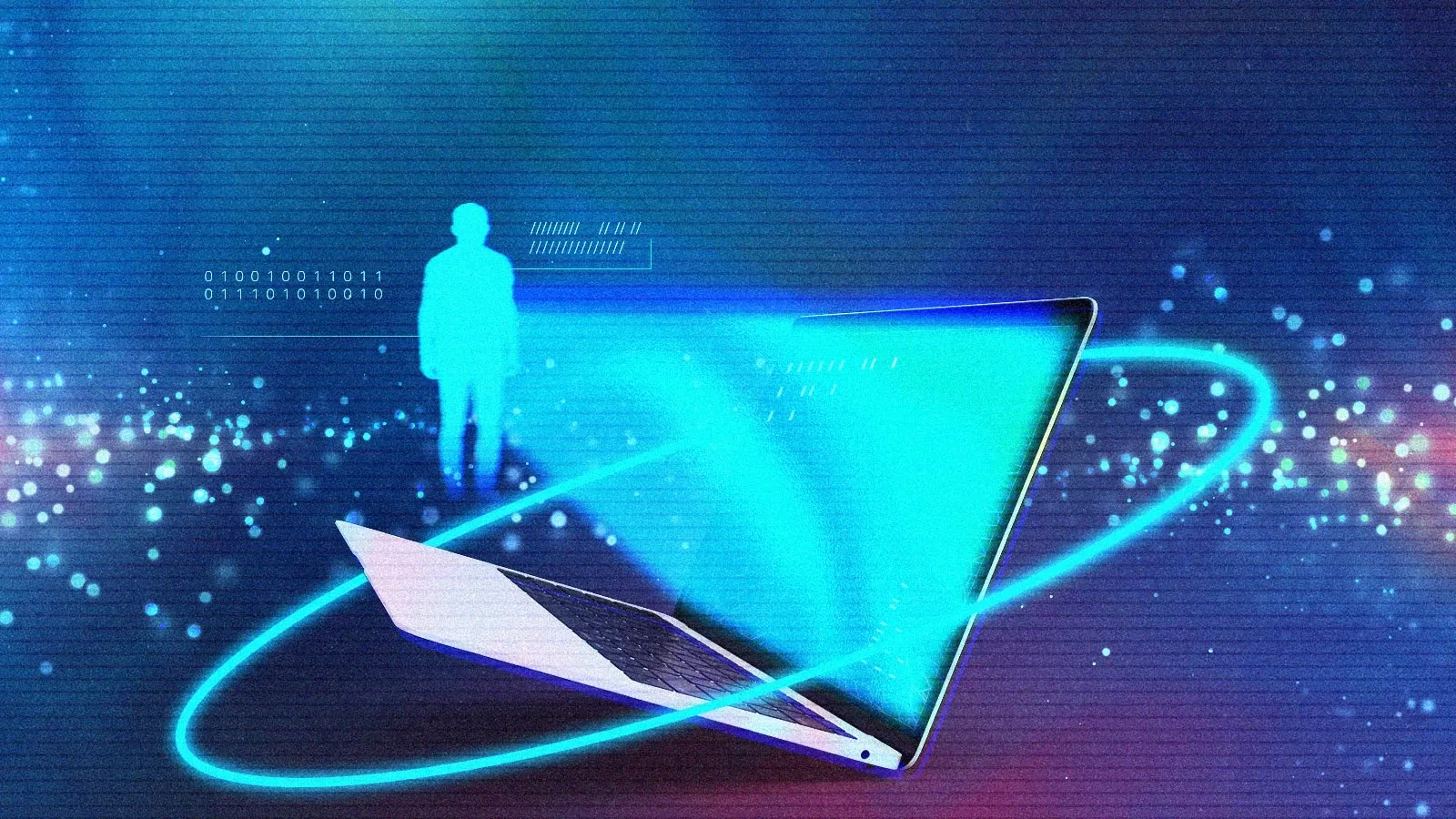 computador usado para criar vídeos falsos e imagens deepfake