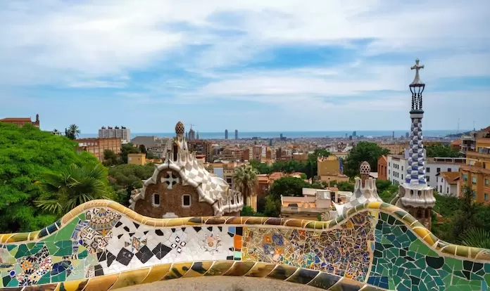 Vista geral da cidade de Barcelona