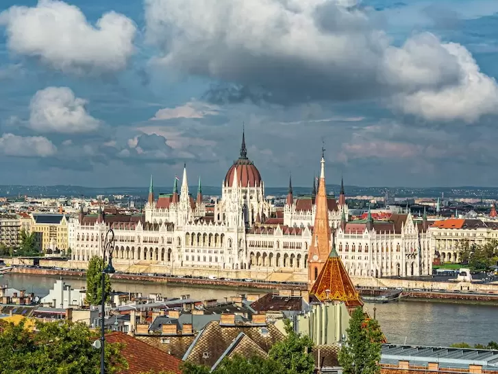 Vista geral da cidade de Budapeste