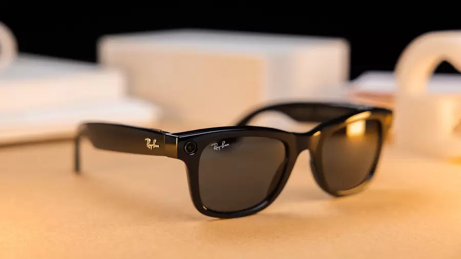 &oacute;culos inteligentes da marca Ray-Ban desenvolvidos pela Meta