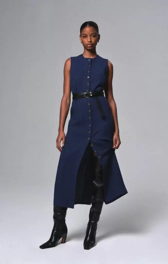 usar jeans no trabalho/ vestido