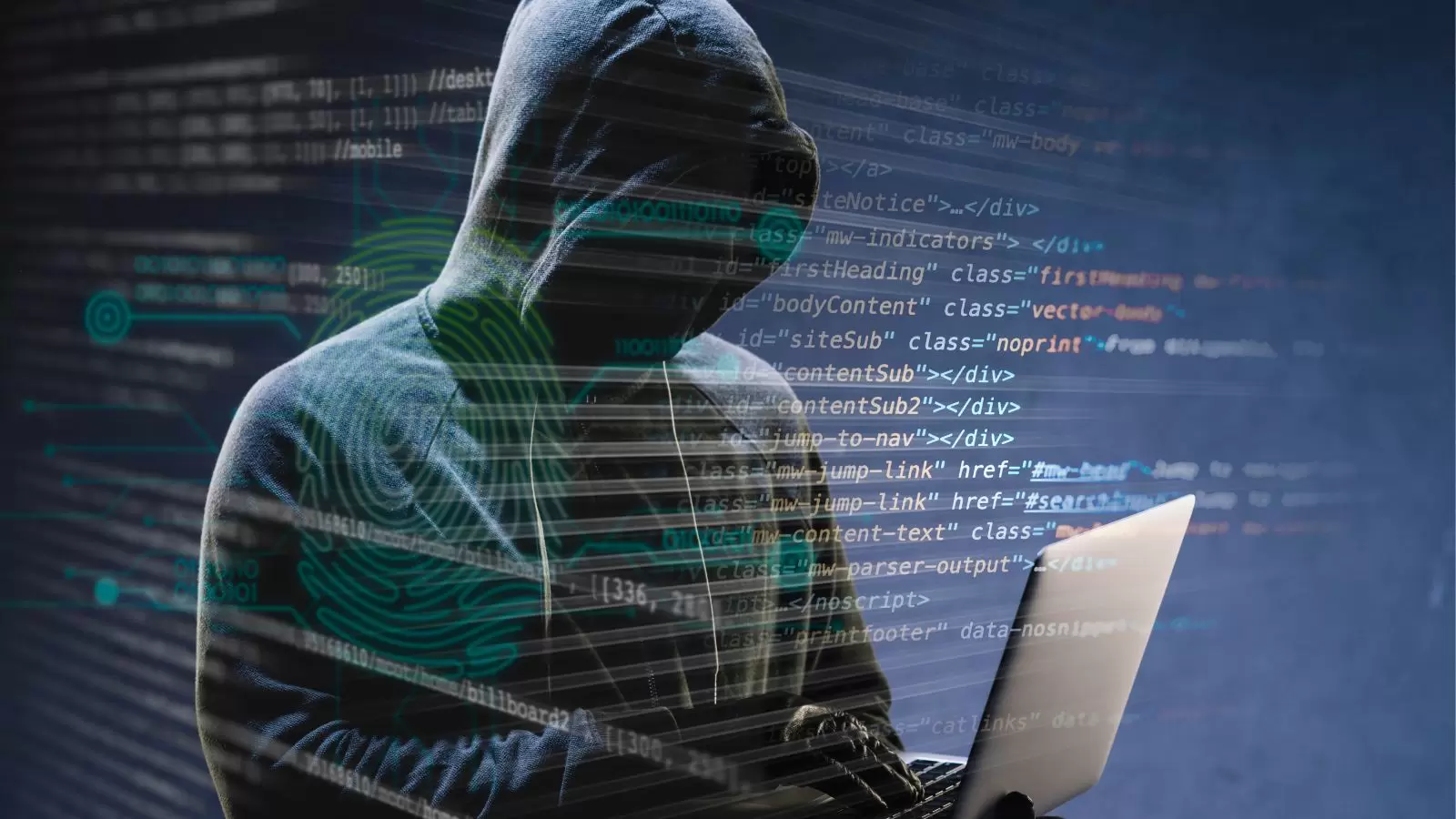 Colagem Html e CSS com hacker