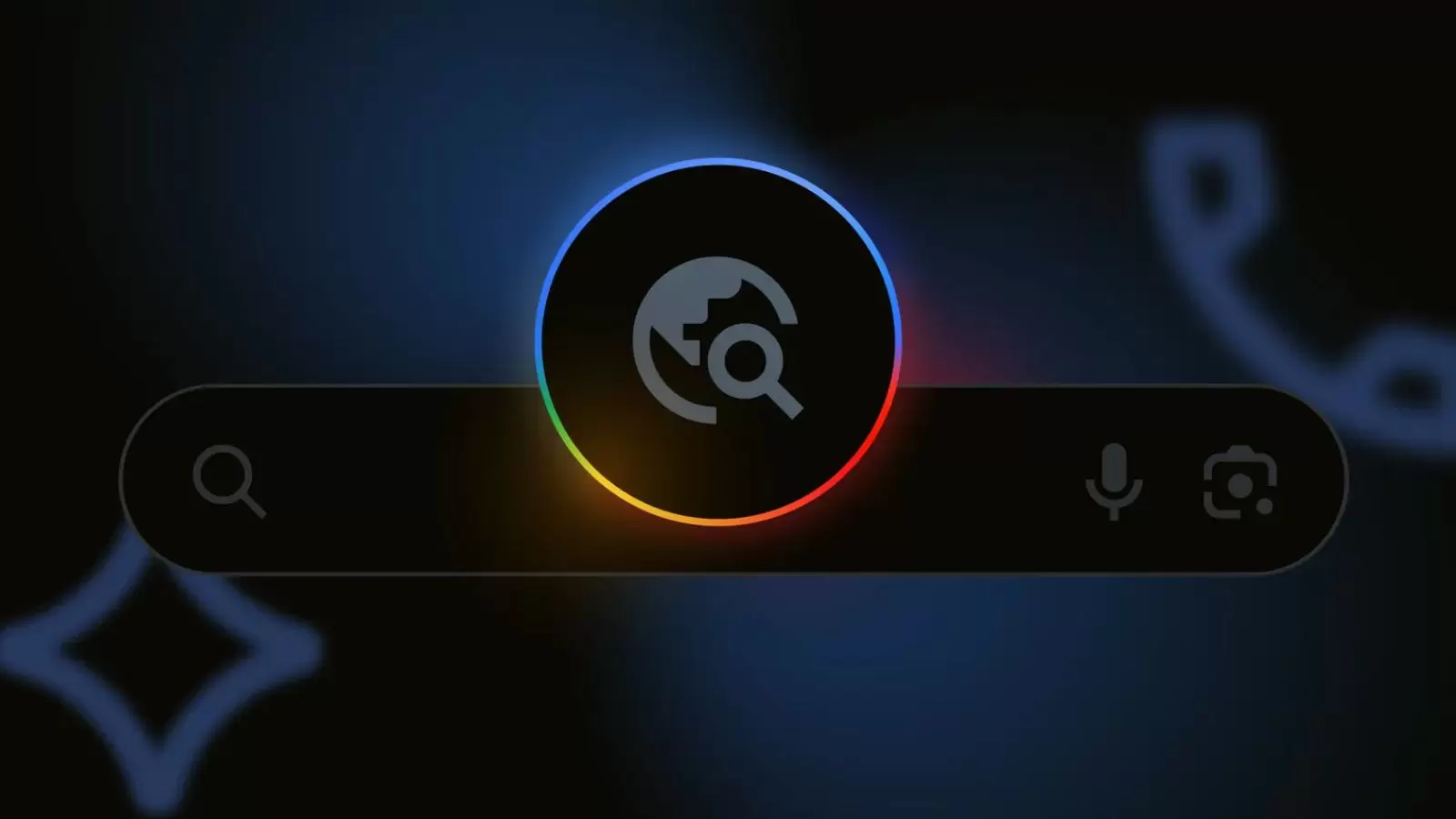 Aba nova do Google com barra de pesquisa com IA