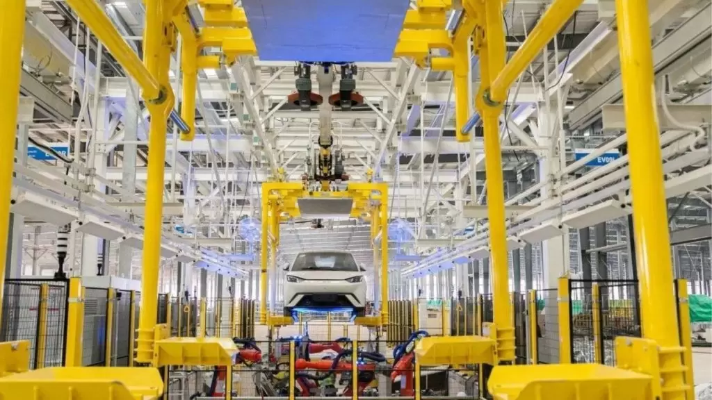 Carro el&eacute;trico BYD