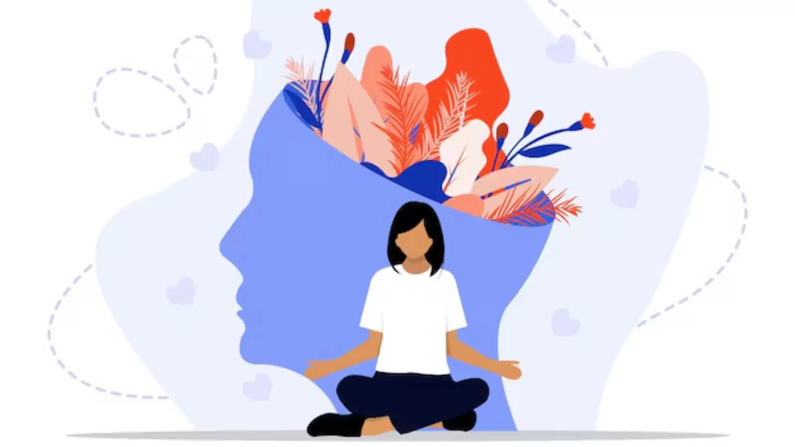 arte de pessoa meditando
