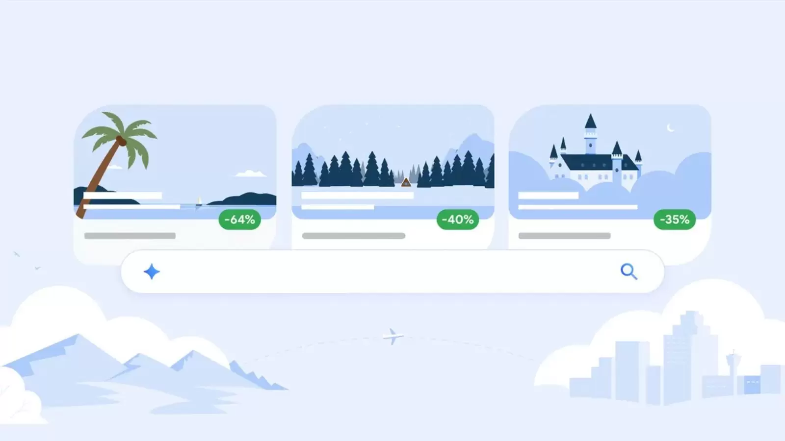 Interfaçe Google Voos