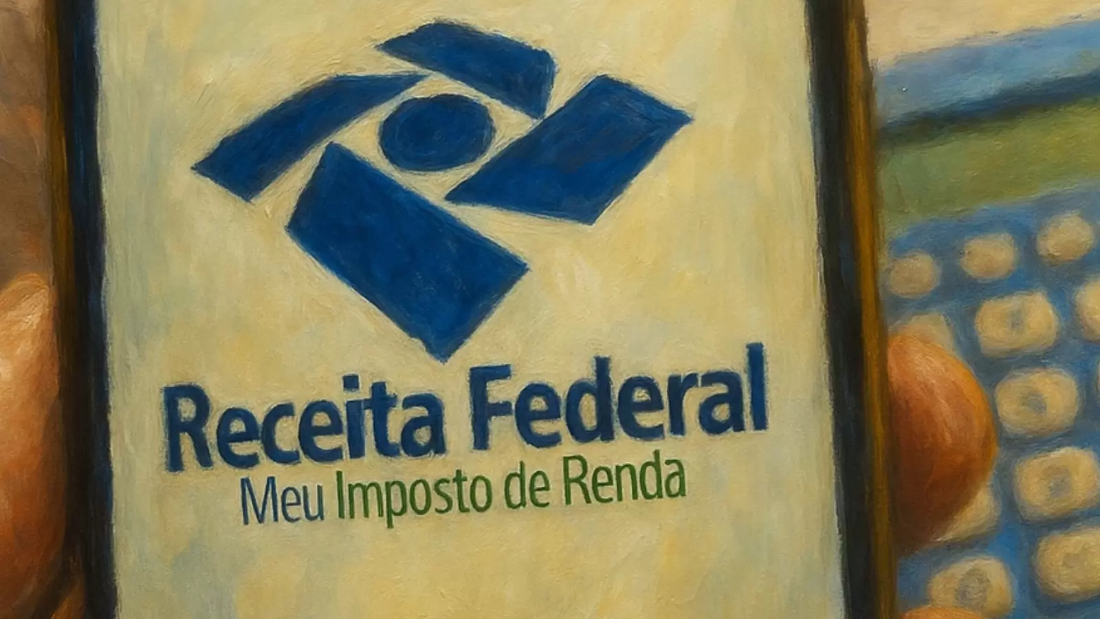 Tela do aplicativo da Receita Federal em celular