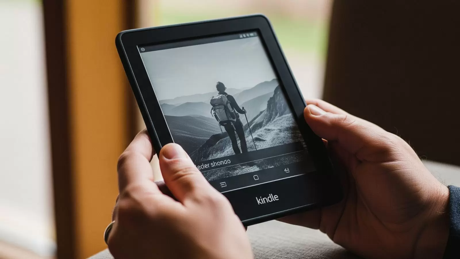 Tela descanso personalizada Kindle