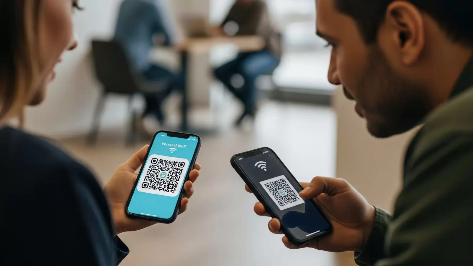 Compartilhar rede Wi-Fi