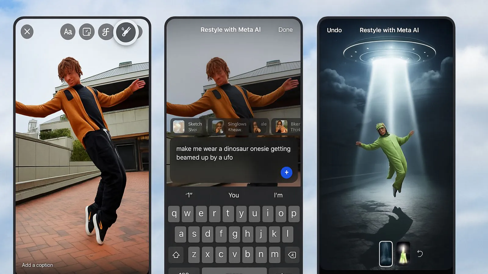 Instagram tela de stories