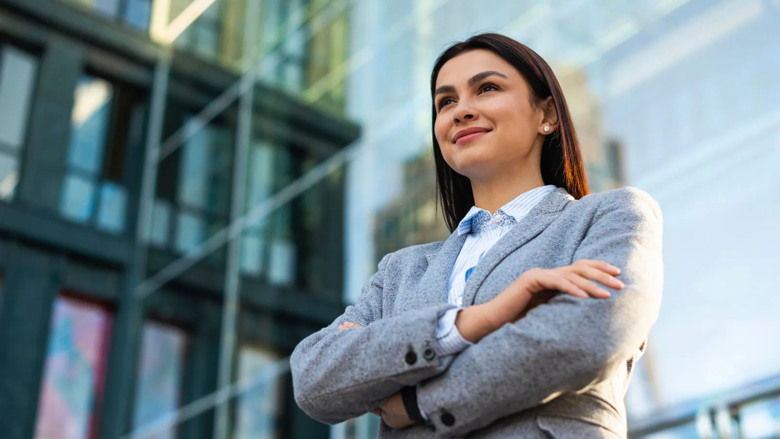 Mulher confiante trabalho