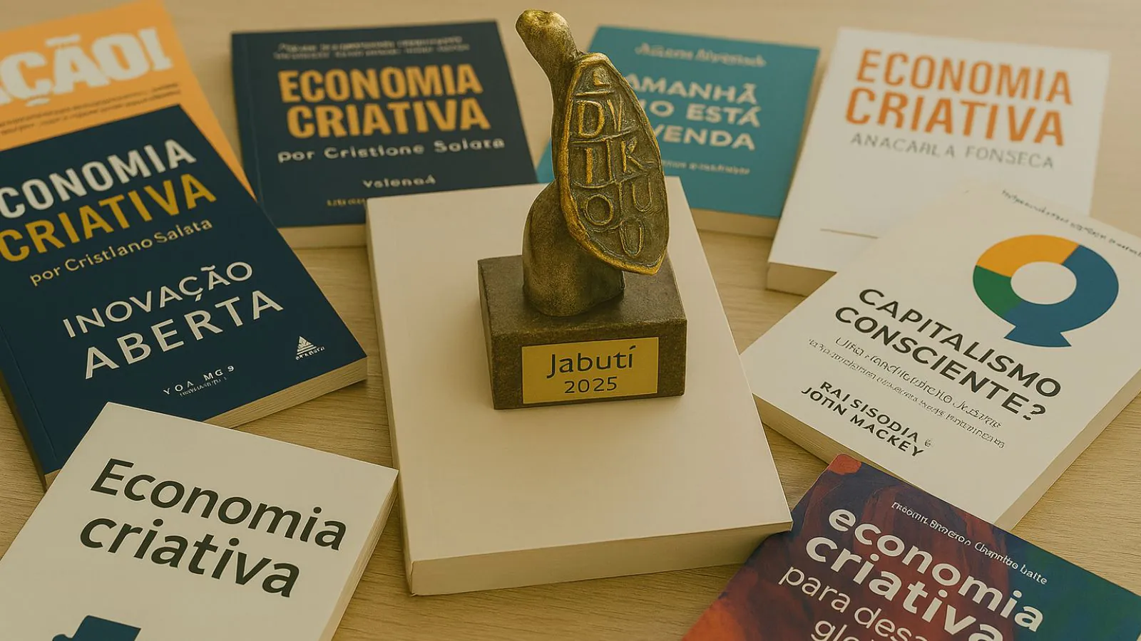 Livros sobre economia criativa jabuti