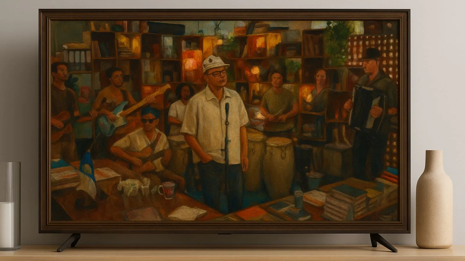 Tiny Desk Concert com João Gomes na televisão