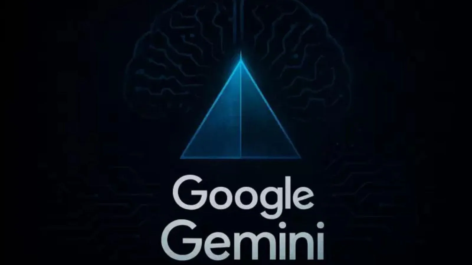 Google Gemini em fundo preto