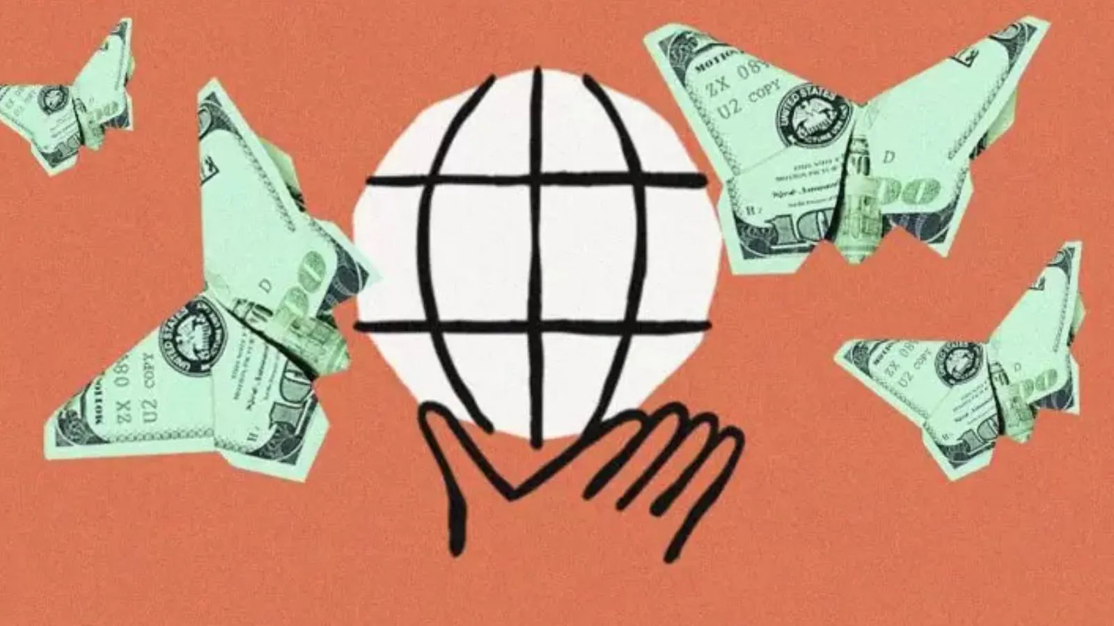 Símbolo da Anthropic e dólar