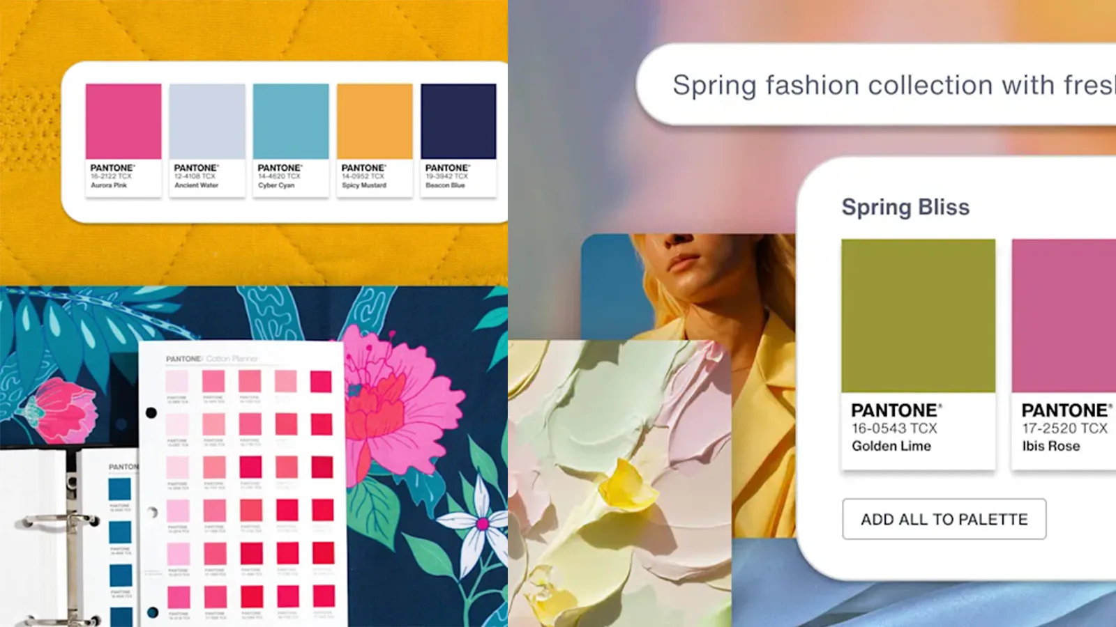 modelo de inteligência artificial criado pela Pantone para gerar paletas de cores