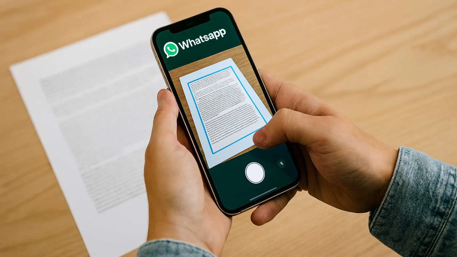 Recurso de digitalização WhatsApp