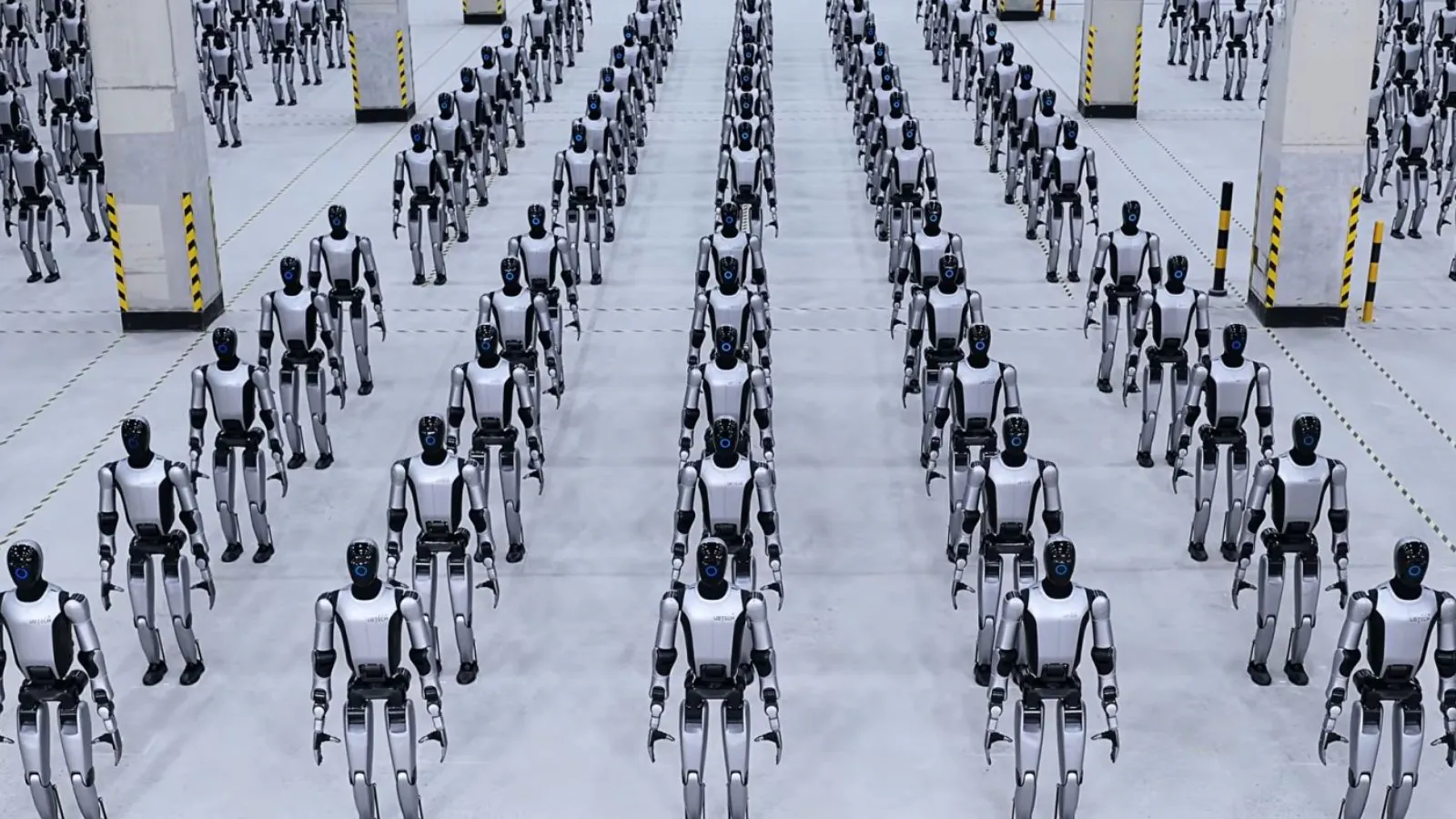 Exército de robôs da China