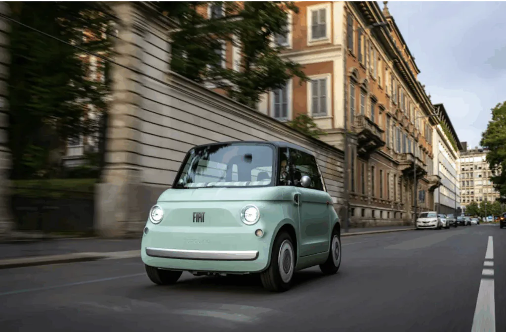 Topolino elétrico, da Fiat