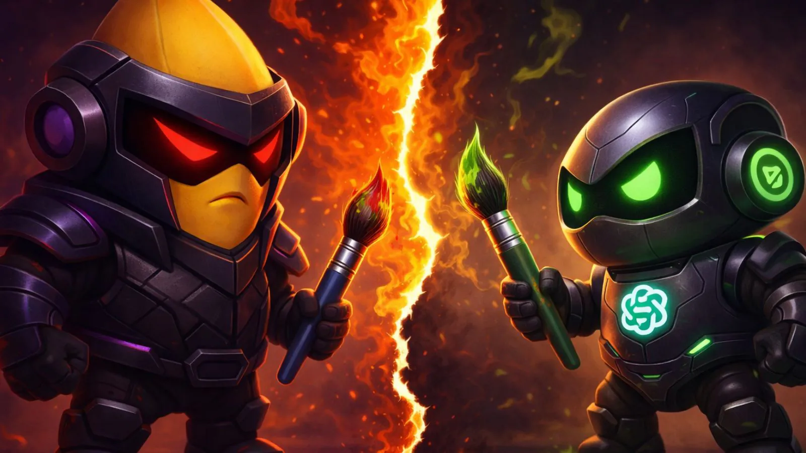 Nano Banan e OpenAI se encarando