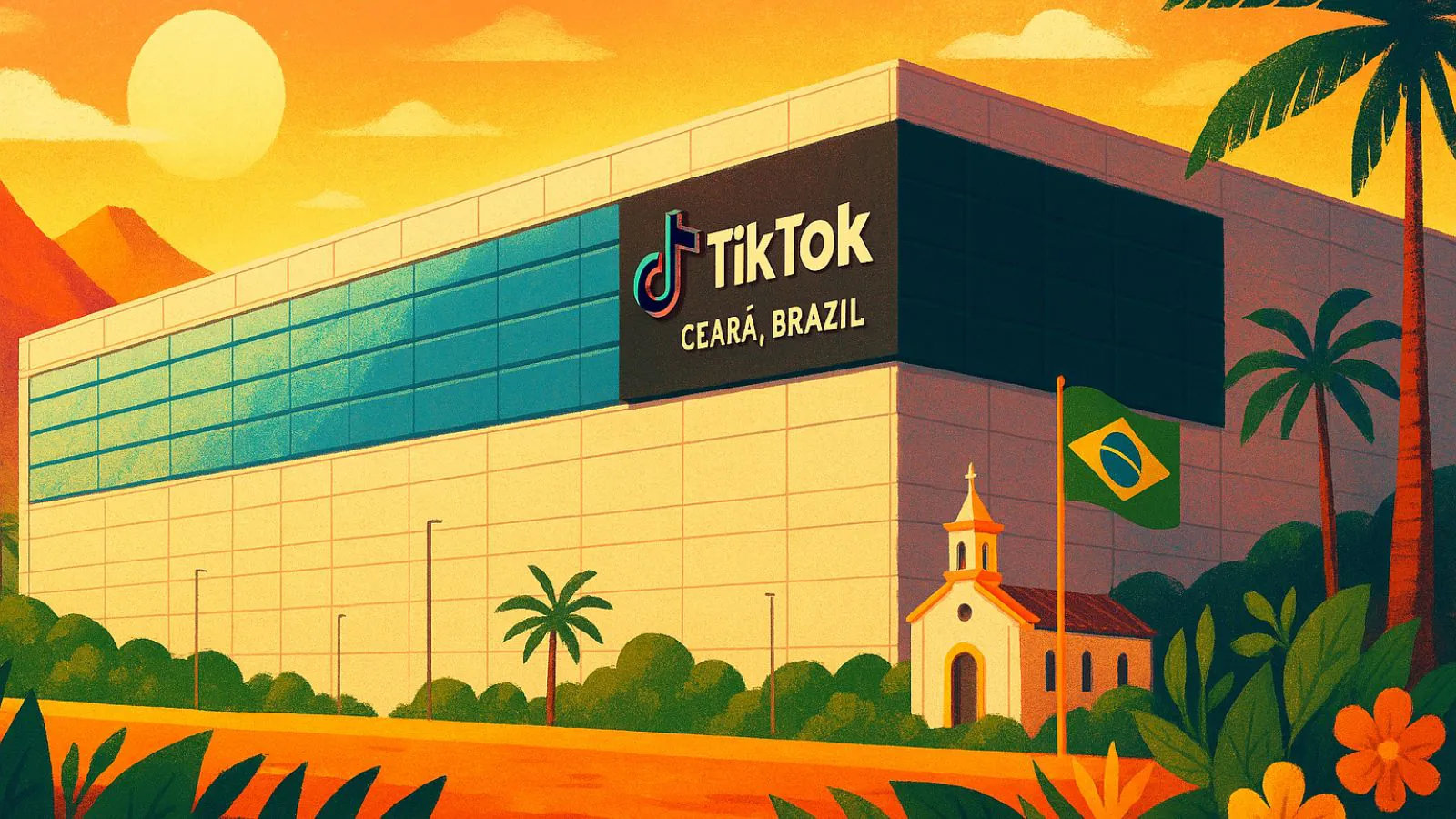 Data center TikTok no Ceará