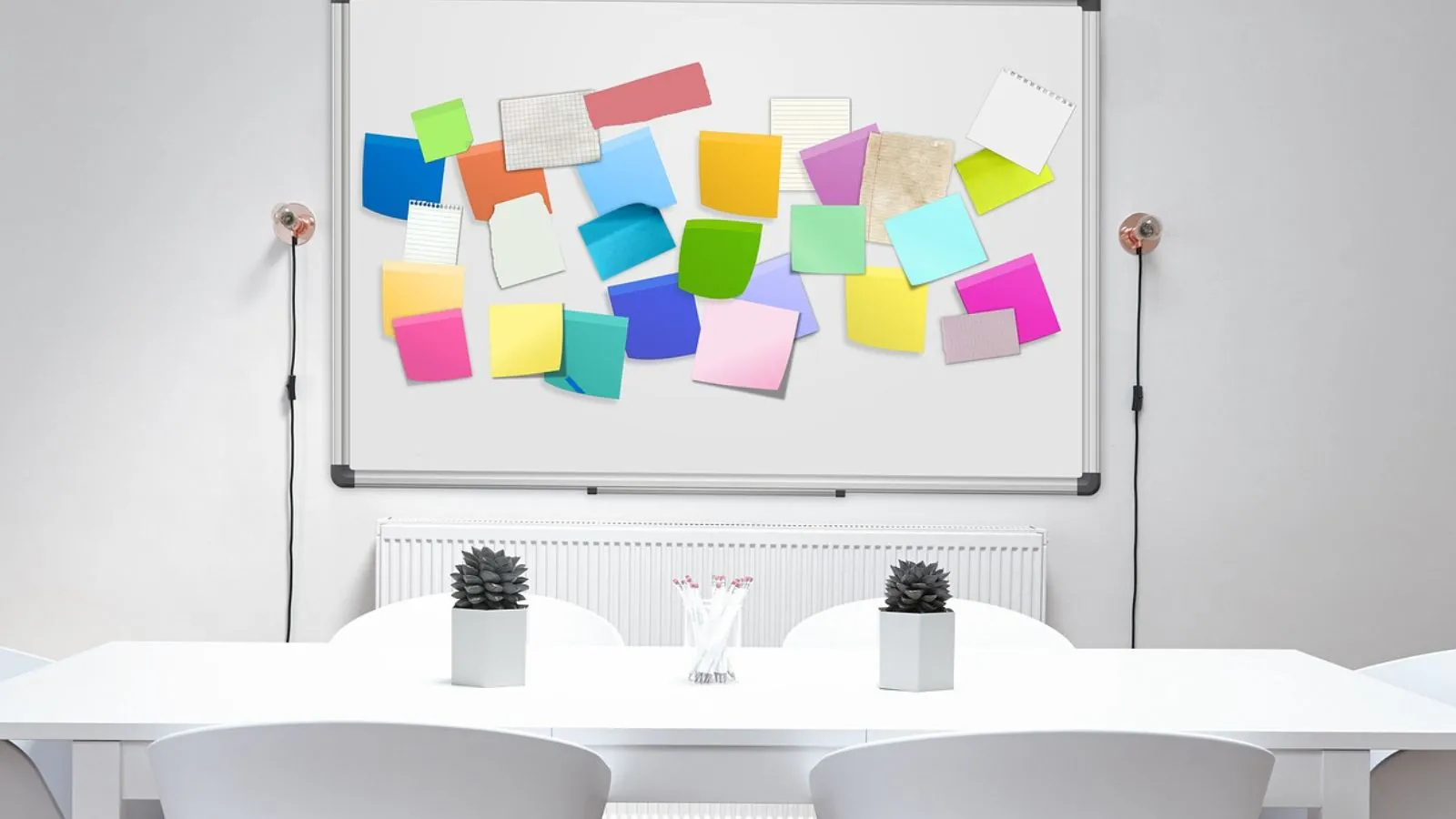 Quadro com post ir em empresa