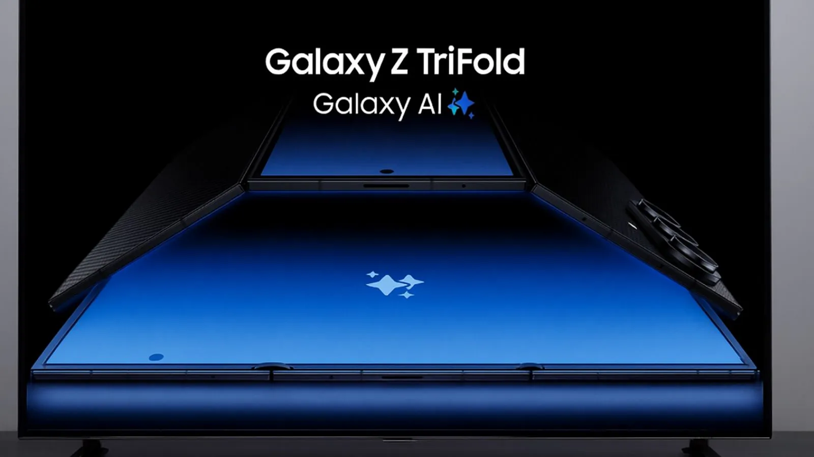 Divulgação do Galaxy Z TriFold em TV