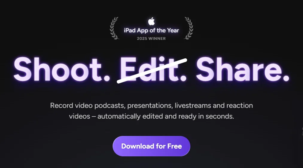 Detail, aplicativo da Apple para edi&ccedil;&atilde;o de v&iacute;deos