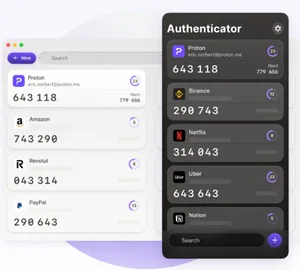 aplicativo Proton Authenticator, de autentica&ccedil;&atilde;o de acesso
